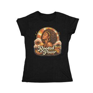 Vintage Black Woman Graphic Tee | Retro Streetwear Women’s Shirt